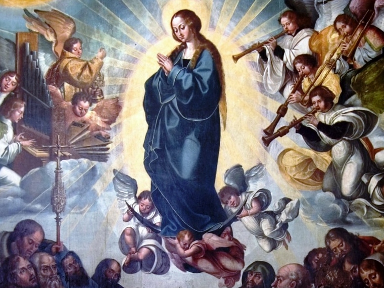 Assunção de Nossa Senhora aos Céus que se celebra no dia 15 de agosto